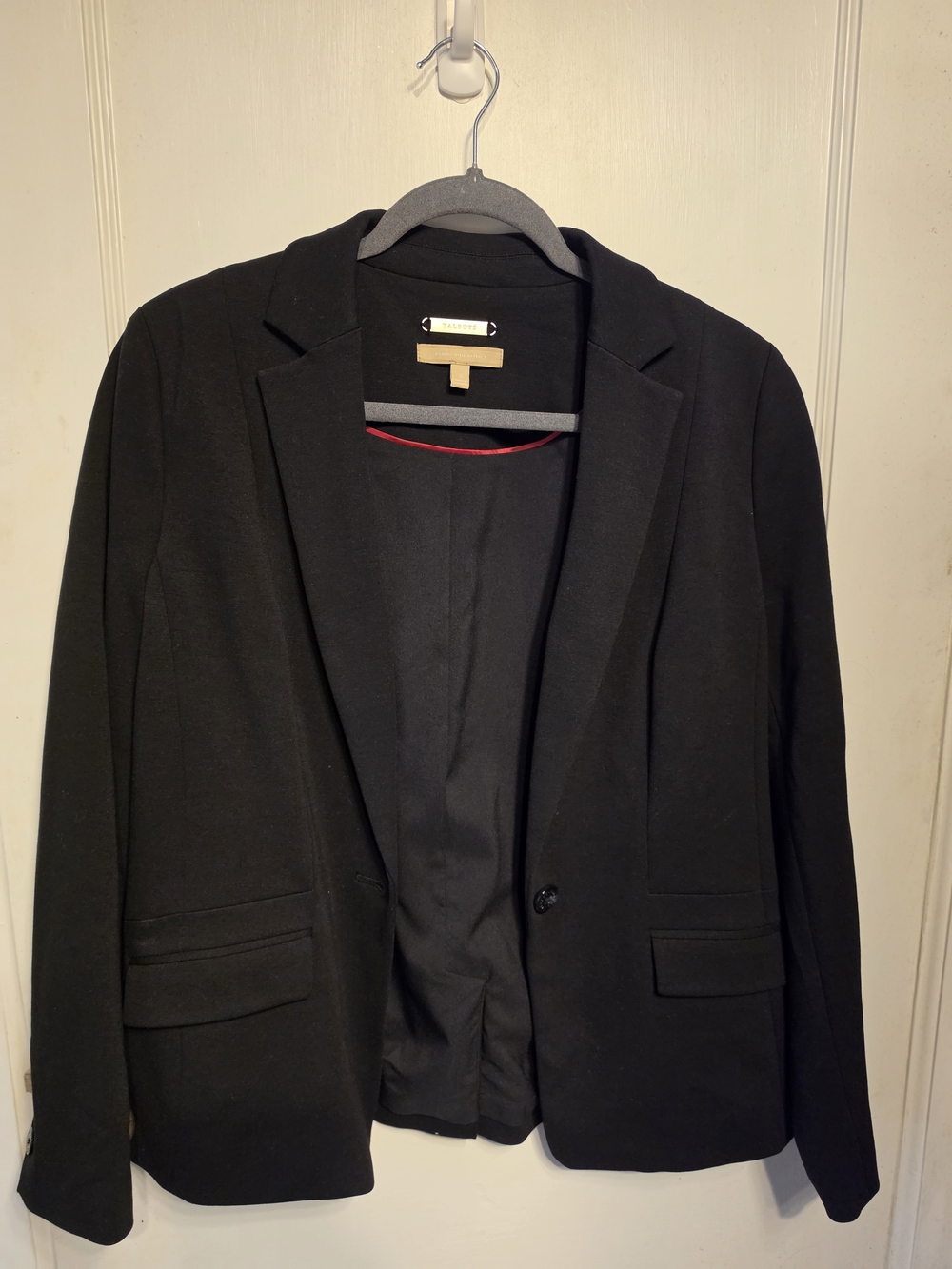 Talbots Black Women's Single-Button Blazer, Size 10